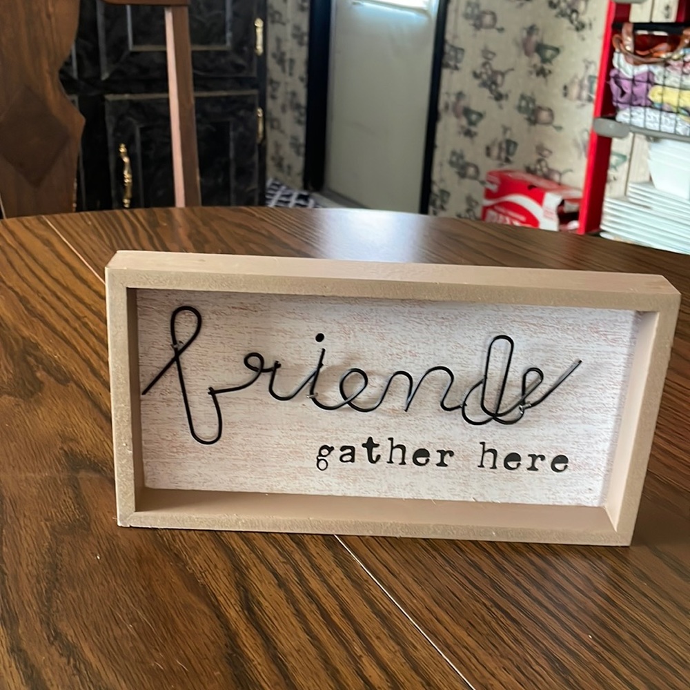 Wood sign